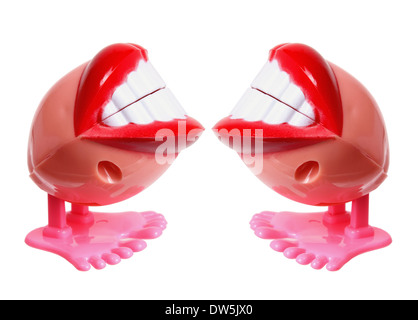 Chattering Teeth Toys Stock Photo