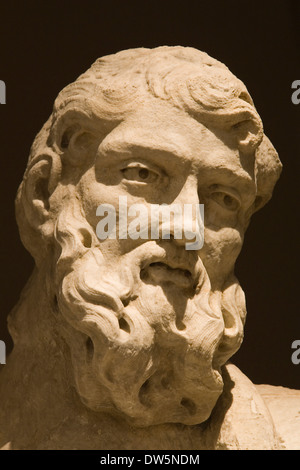 europe, italy, tuscany, siena, museum opera metropolitana, aristotle by giovanni pisano Stock Photo