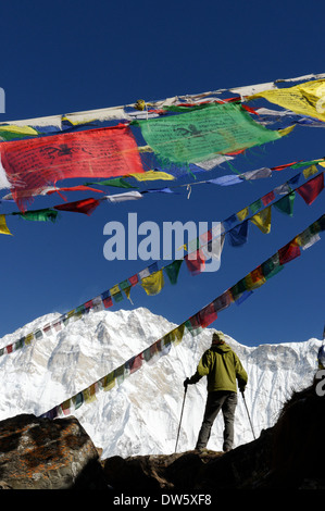 The south face of Annapurna seen from Annapurna Sanctuary. Annapurna is ...