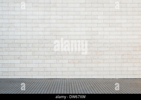 Empty street wall background, texture Stock Photo