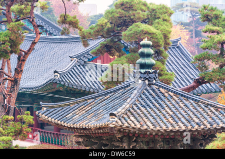 Bongeunsa Temple in Seoul, South Korea. Stock Photo