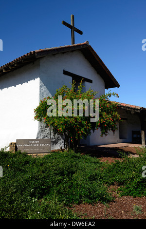 mission san francisco solano sonoma misison church history historical building religion religious Stock Photo