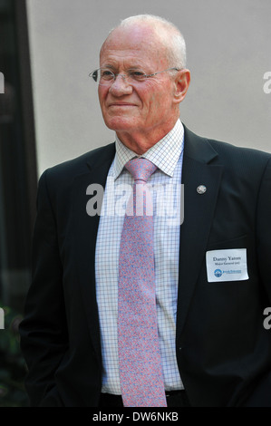 Former Israeli Mossad Director, Major General (ret) Danny Yatom Stock Photo