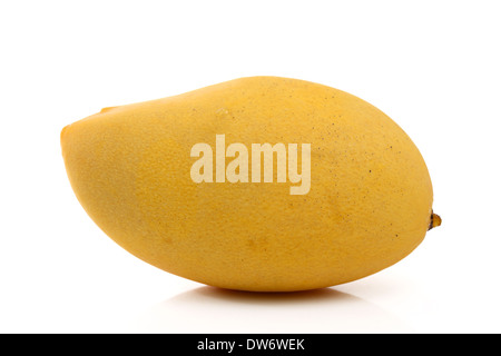Ripe mango fruit isolated on white background Stock Photo - Alamy