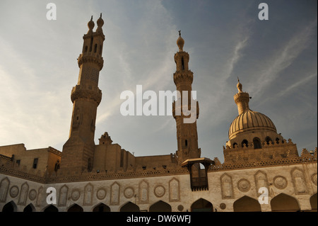 The Mosque of al-Azhar in Cairo, Egypt. Stock Photo