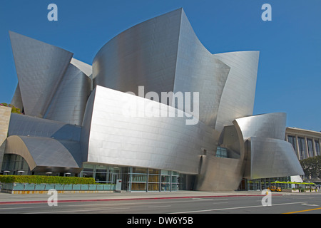 Walt Disney Concert Hall Grand Ave Los Angeles California USA Stock Photo