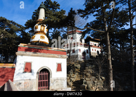 The Puning Temple complex. Chengde, Hebei Province, China. Stock Photo