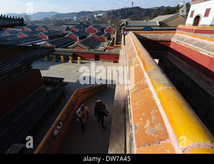 The Puning Temple complex. Chengde, Hebei Province, China. Stock Photo