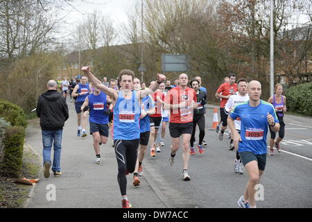 Reading half marathon 2014 Stock Photo