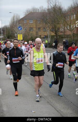 Reading half marathon 2014 Stock Photo