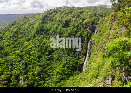 Alexandra Falls Black River Gorges National Park Mauritius Stock Photo