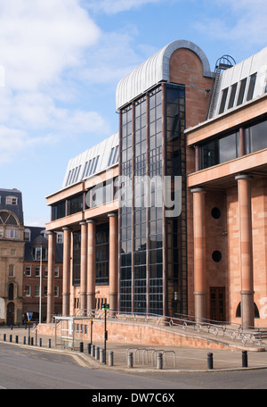 Newcastle upon Tyne Crown Court building, north east England UK Stock Photo