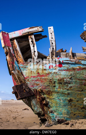Old Devon Shipwreck Stock Photo
