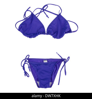 Bikini swimsuit isolated on white background Stock Photo - Alamy