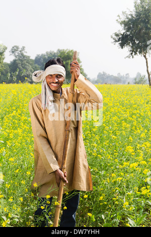 1 Indian famer standing in farms Stock Photo - Alamy