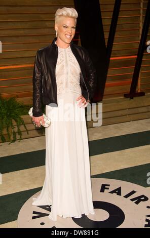 PINK 2014 VANITY FAIR LOS ANGELES  USA 03 March 2014 Stock Photo