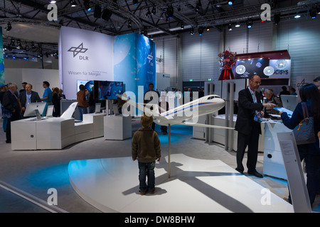 ILA Berlin Air Show 2012. Stand German Aerospace Center (DLR) Stock Photo