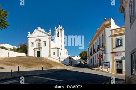 Portugal, the Algarve, Estoi village church Stock Photo