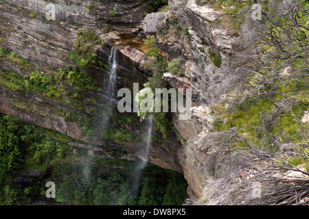 Katoomba waterfall, Blue Mountain National Park, Sydney, Australia Stock Photo
