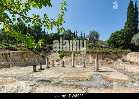 The Ancient Stadium in Nemea, Greece Stock Photo