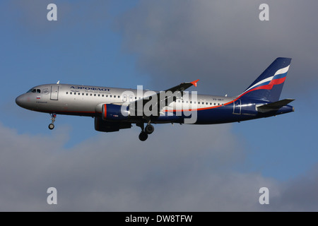 AEROFLOT RUSSIAN AIRLINES AIRBUS A320 Stock Photo
