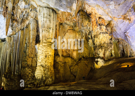 Paradise cave at Quang Binh province Stock Photo