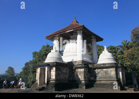 Sri Lanka, Kandy, Gadaladeniya Buddhist Temple, Stock Photo