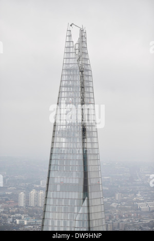 Aerial Photograph showing The Shard in London, United Kingdom Stock Photo
