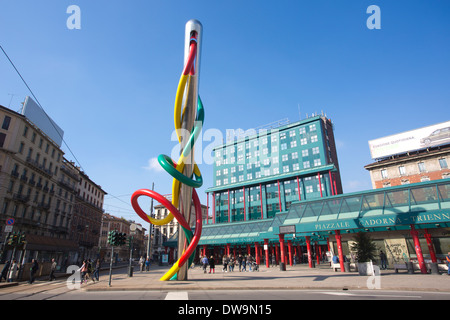 Stazione Nord Cadorna, Piazza Cadorna, Milano, Milan, Italy Stock Photo