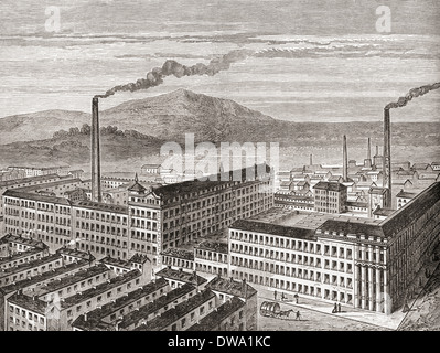 York Street Flax Mill, Belfast, Ireland, founded by Mulholland in 1830 ...