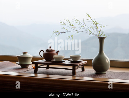 Traditional Chinese tea ceremony Stock Photo