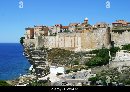 Corsica Bonifacio a town in Corsica, France Stock Photo