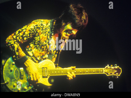 THE FACES UK rock group with Ronnie Wood about 1973. Photo Van Houten Stock Photo