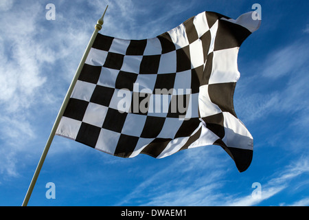 Chequered Flag - Winner. Stock Photo