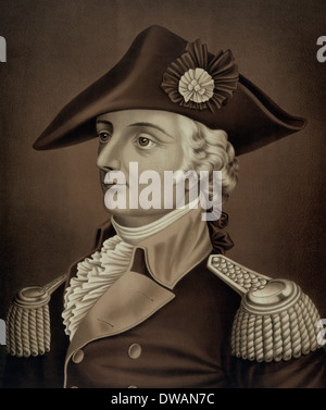 General Anthony Wayne (1 January 1745 – 15 December 1796) was a United States Army officer, statesman, and member of the United States House of Representatives. USA revolutionary war Stock Photo