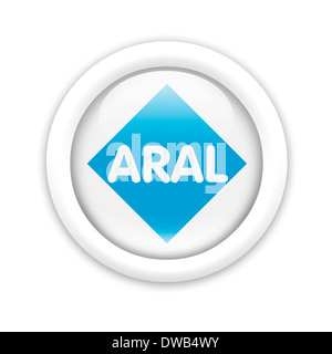 Aral logo symbol icon flag emblem Stock Photo