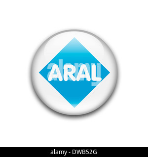 Aral logo symbol icon flag emblem Stock Photo