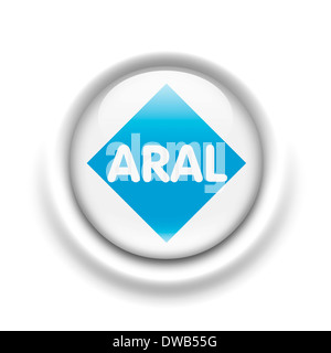 Aral logo symbol icon flag emblem Stock Photo