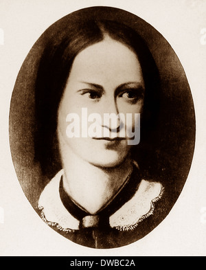 Charlotte Bronte Victorian period Stock Photo