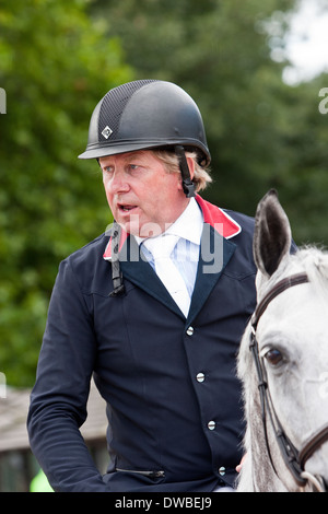 Britain's Nick Skelton in Greenwich during the build up for the London 2012 Olympic Games Stock Photo