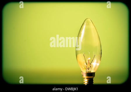 Dead lump, turned off bulb. Stock Photo