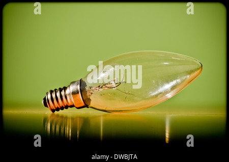 Dead lump, turned off bulb. Stock Photo