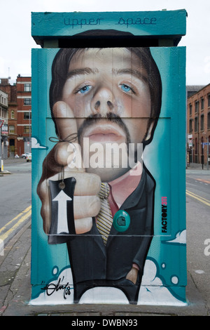 Urban art in the Northern Quarter of Manchester Stock Photo