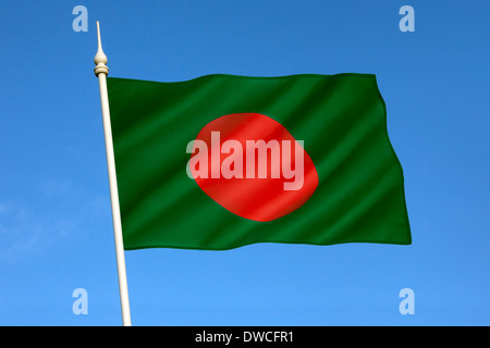 Flag of Bangladesh Stock Photo