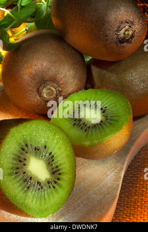 Kiwifruit or Chinese Gooseberry Stock Photo