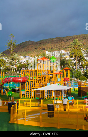 Angry Birds theme park, Puerto Rico, Gran Canaria island, the Canary Islands, Spain, Europe Stock Photo