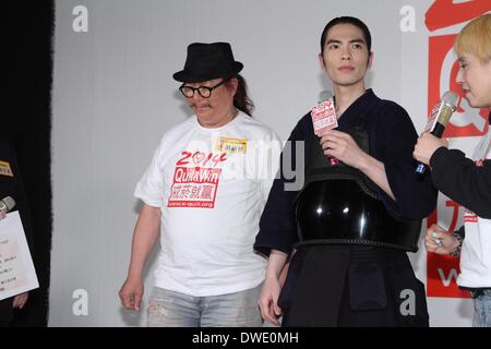 Taipei, China. 5th Mar, 2014. Jam Hsiao attends public activity in Taipei, China on Wednesday March 5, 2014. Credit:  TopPhoto/Alamy Live News Stock Photo