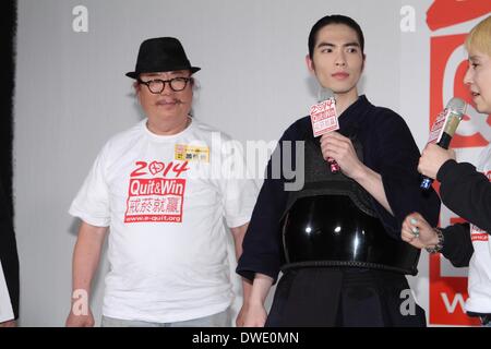 Taipei, China. 5th Mar, 2014. Jam Hsiao attends public activity in Taipei, China on Wednesday March 5, 2014. Credit:  TopPhoto/Alamy Live News Stock Photo