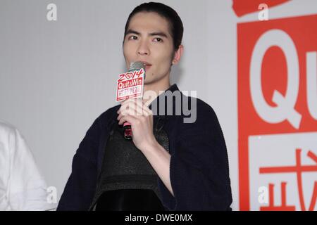 Taipei, China. 5th Mar, 2014. Jam Hsiao attends public activity in Taipei, China on Wednesday March 5, 2014. Credit:  TopPhoto/Alamy Live News Stock Photo