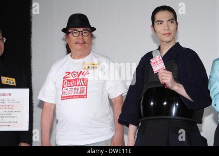 Taipei, China. 5th Mar, 2014. Jam Hsiao attends public activity in Taipei, China on Wednesday March 5, 2014. Credit:  TopPhoto/Alamy Live News Stock Photo